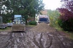 Erdarbeiten Bau Strasse