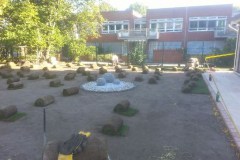 Garten Landschaftsbau Rollrasen verlegen Gartenbau