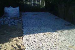 Pflasterarbeiten Betonstein Mähkante Beeteinfassung