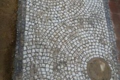 Pflasterarbeiten Naturstein Pflasterkreise aus Granit