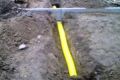 Regenwasser Versickerung Drainage einbauen