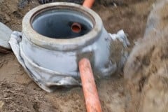 Regenwasserschacht in Stanhsdorf bei Teltow einbauen