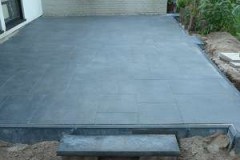 Terrassenbau Terrassenplatten legen