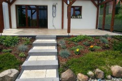 Treppenbau Betonstein u. Naturstein Terrassentreppe Werder Havel