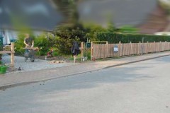 Zaunbau Holzzaun aufstellen