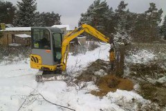 Zaunbau Wildzaun aufbauen